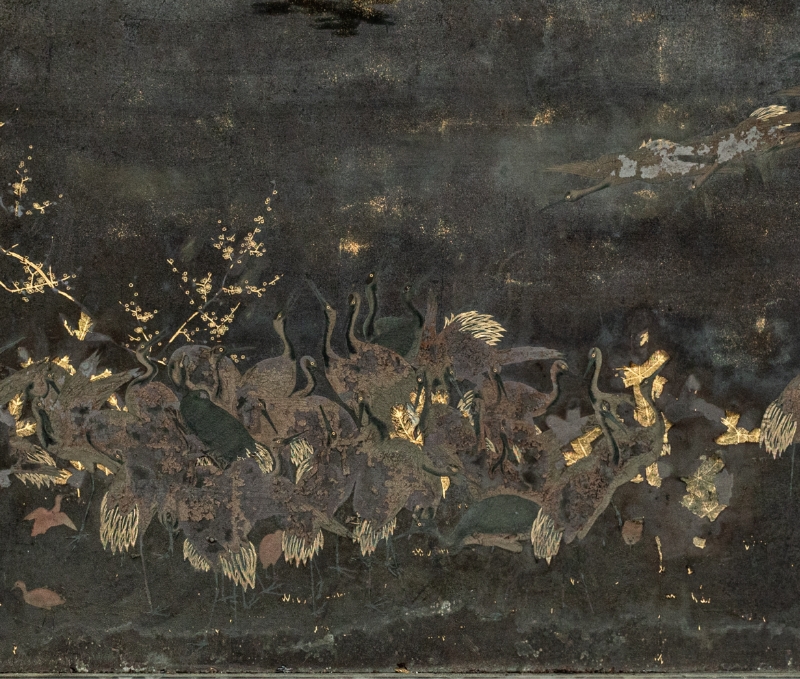 Plum Blossoms and Cranes